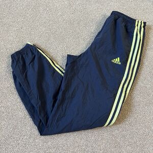 Vintage 90s Adidas Windbreaker Athletic Jogging Running Pants S